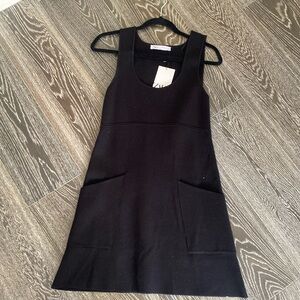 zara black dress